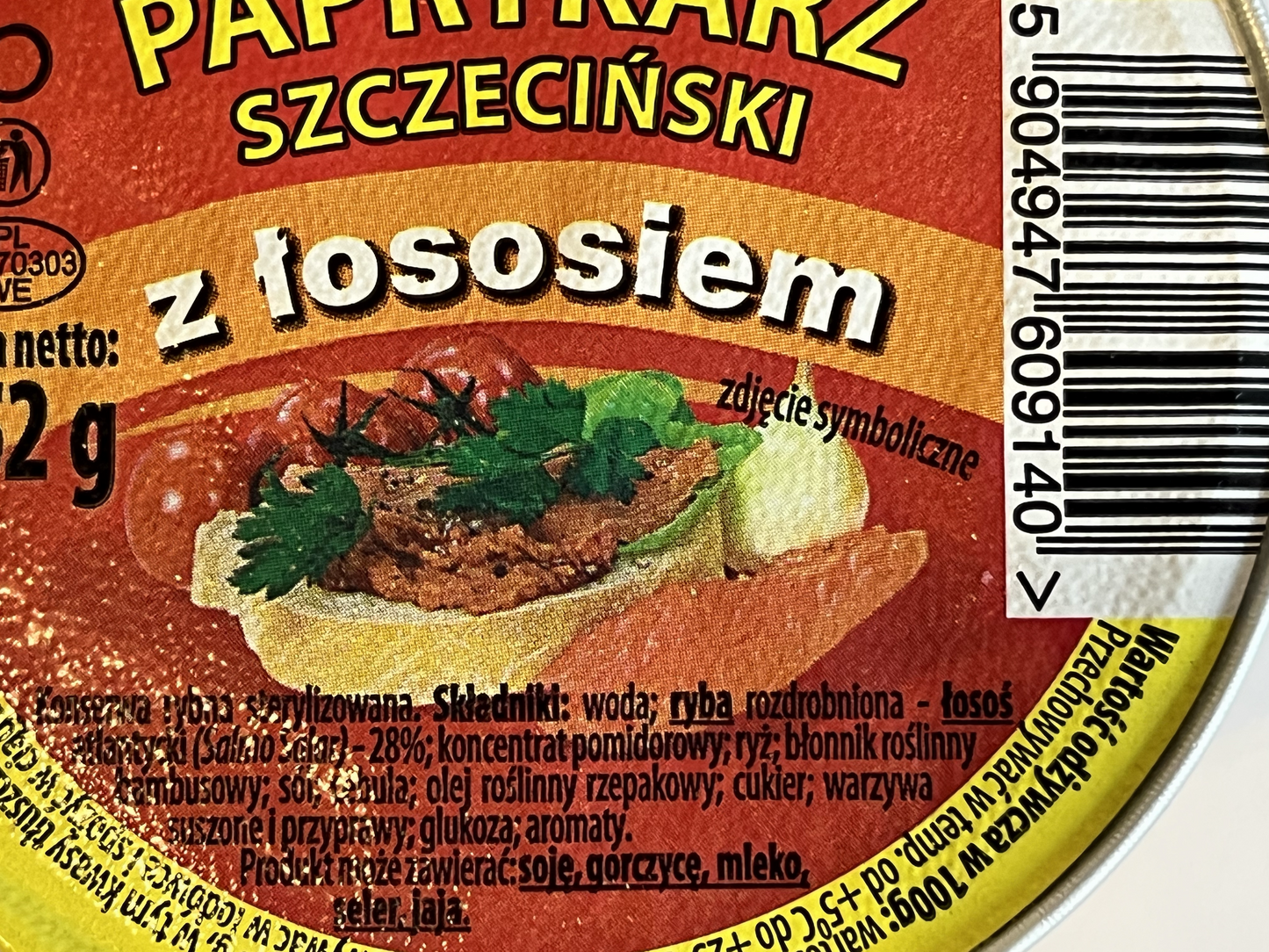 Paprykarz Szczeciński z łososiem M&K