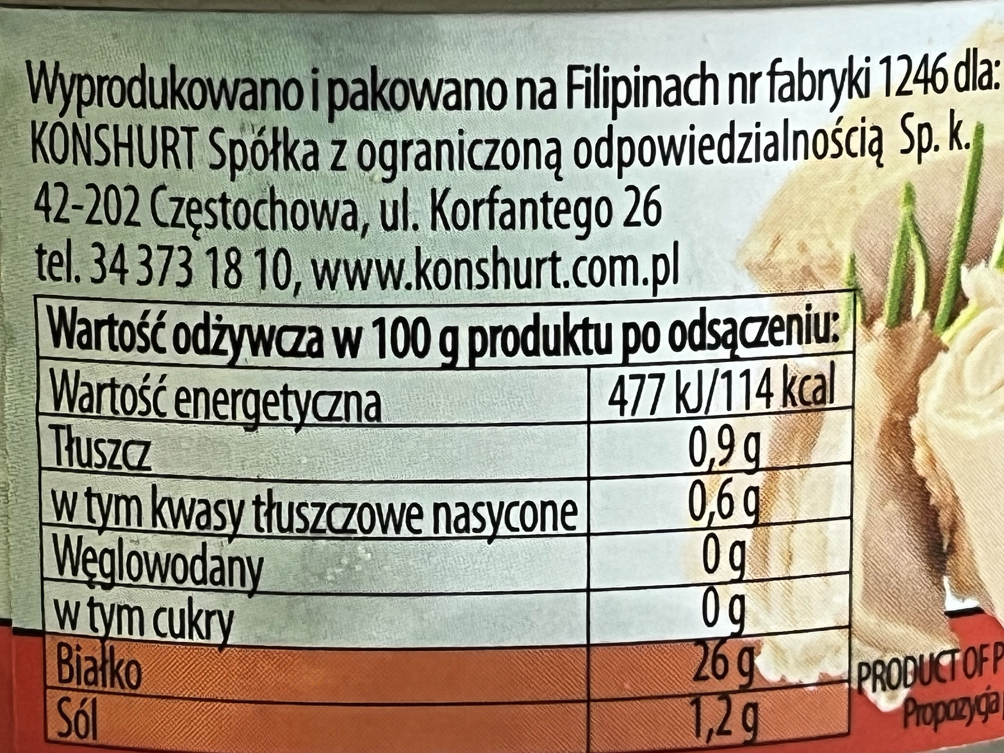Tuńczyk kawałki w wodzie M&K