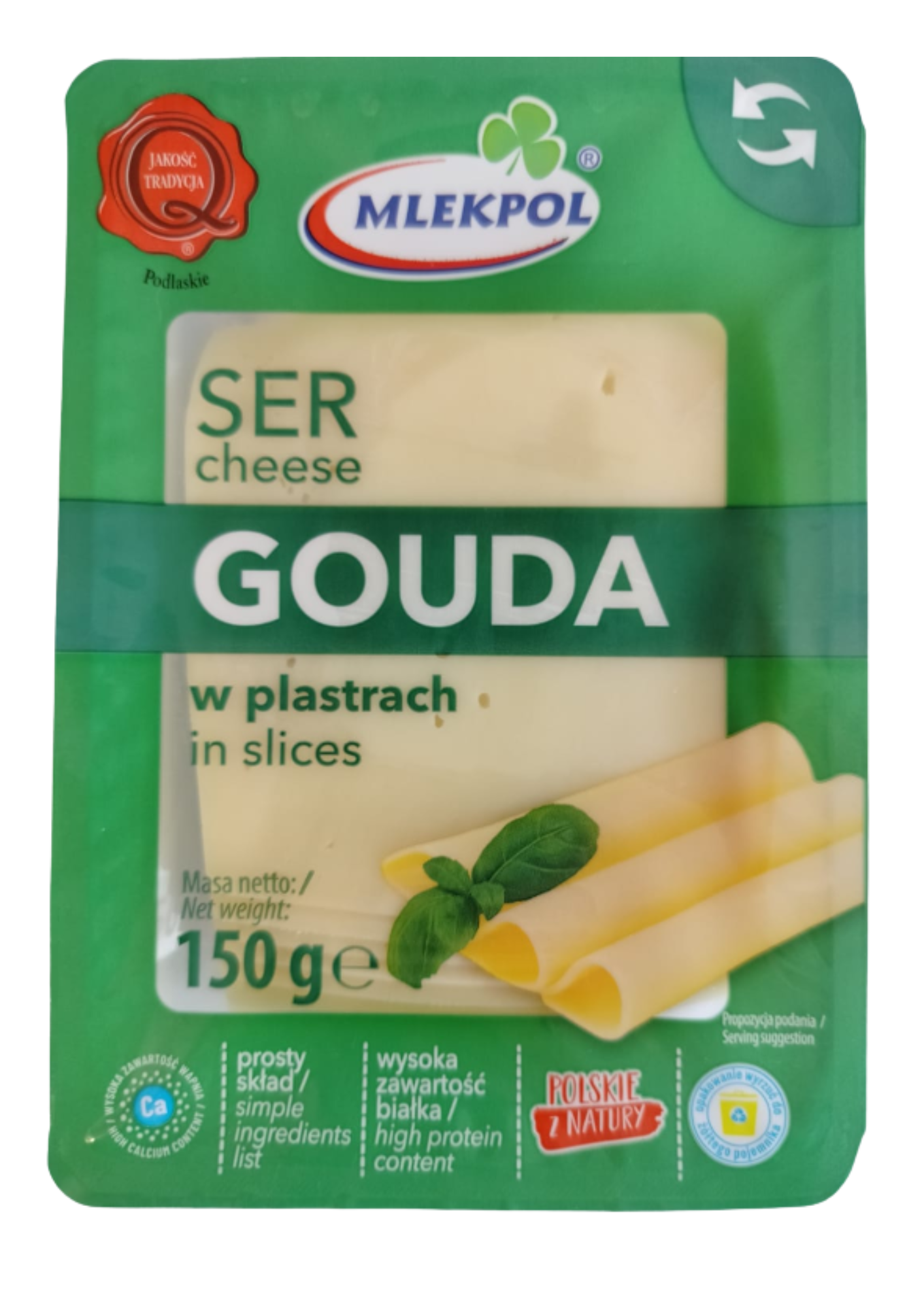 Ser Gouda w plastrach