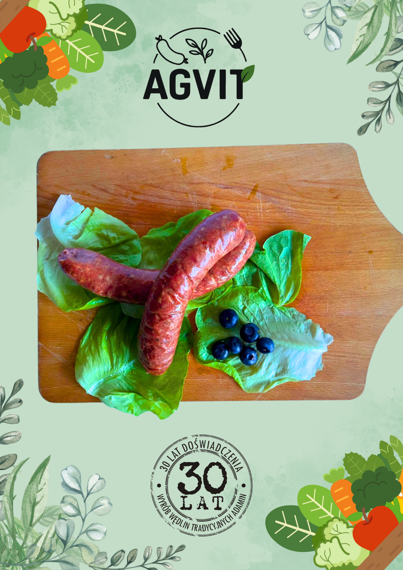 Kiełbasa z jelenia 66zł/kg