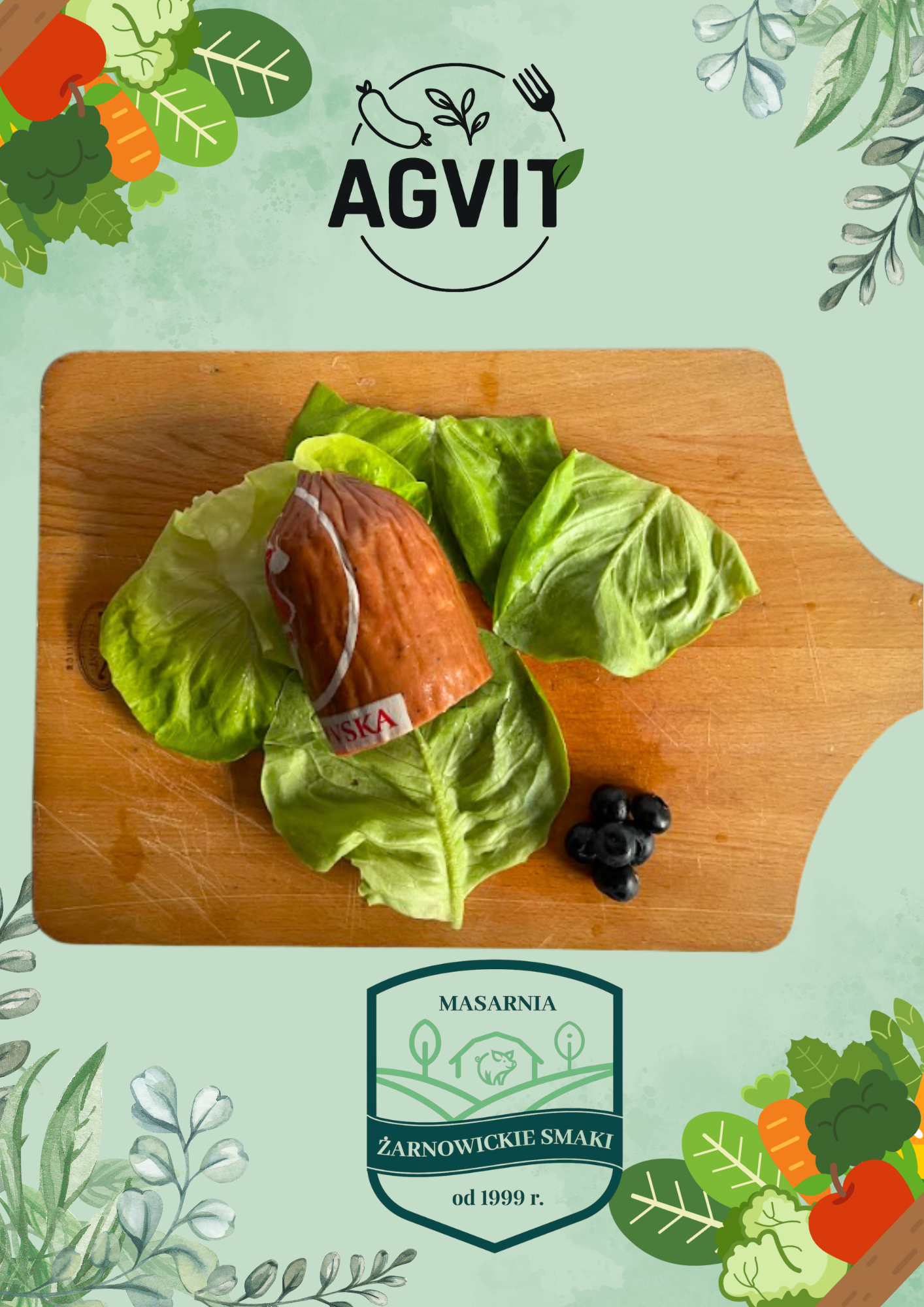 Kiełbasa krakowska 55zł/kg
