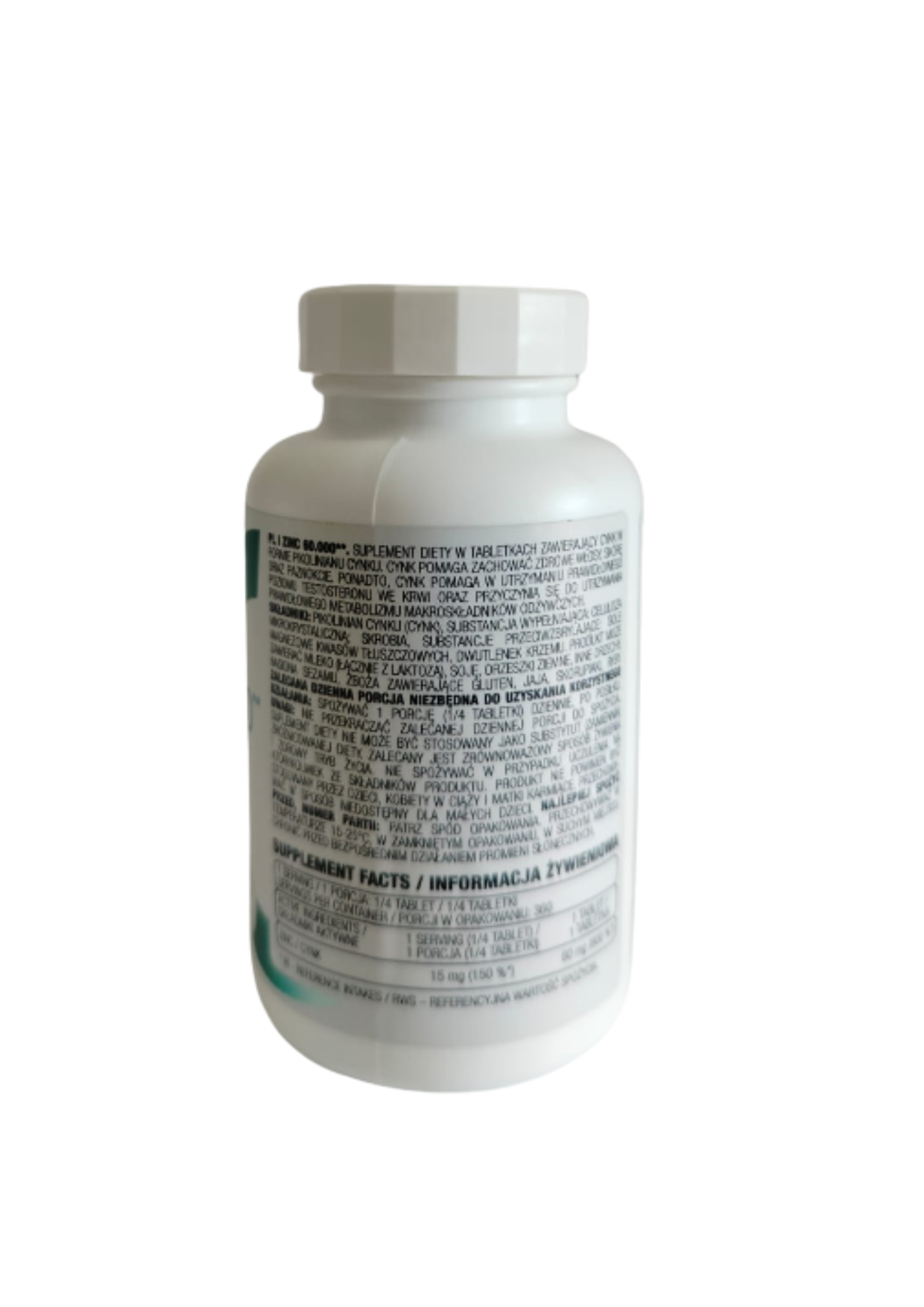 OstroVit Zinc 60.000 – cynk w tabletkach