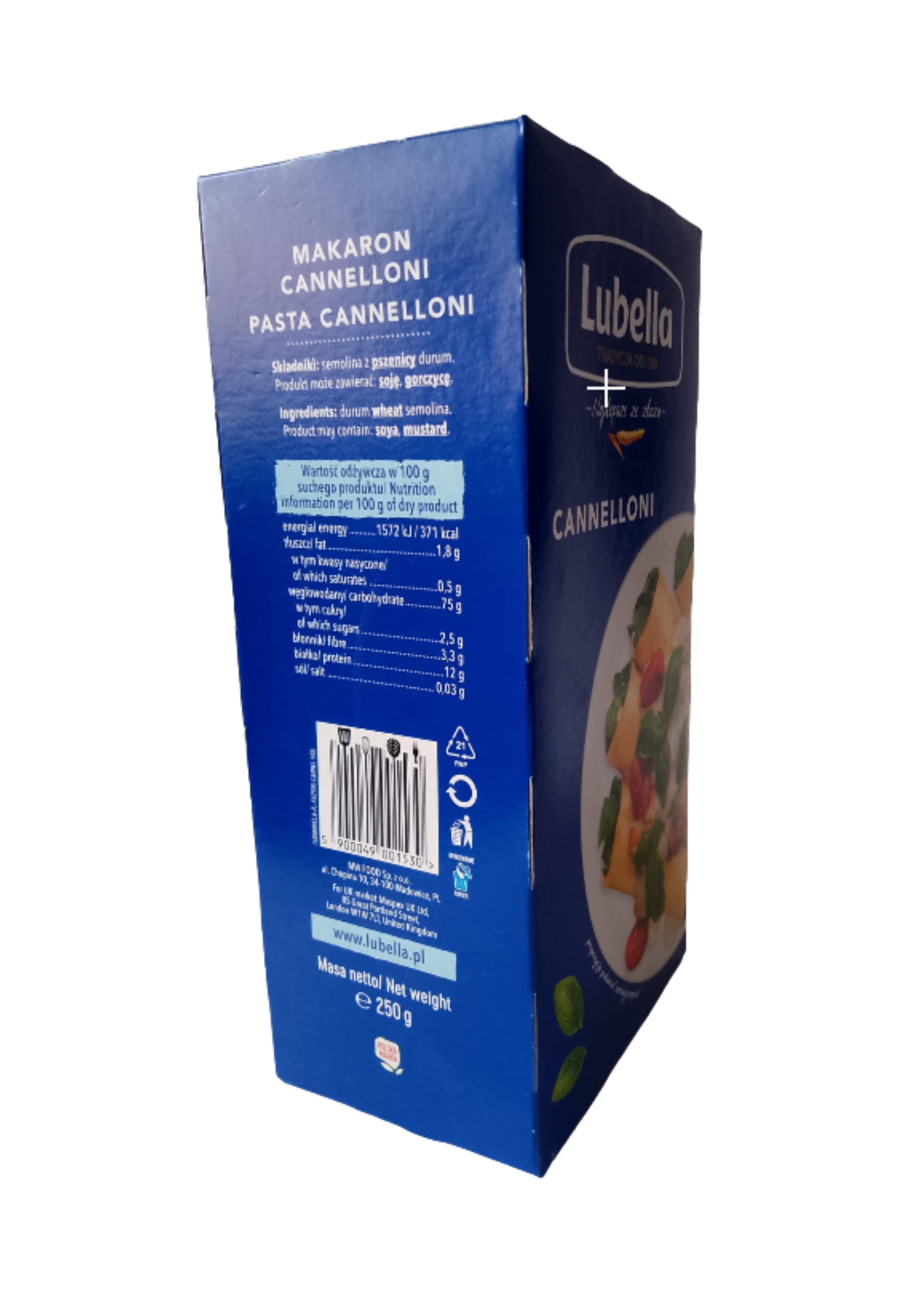 Lubella Cannelloni – makaron rurki do zapiekania