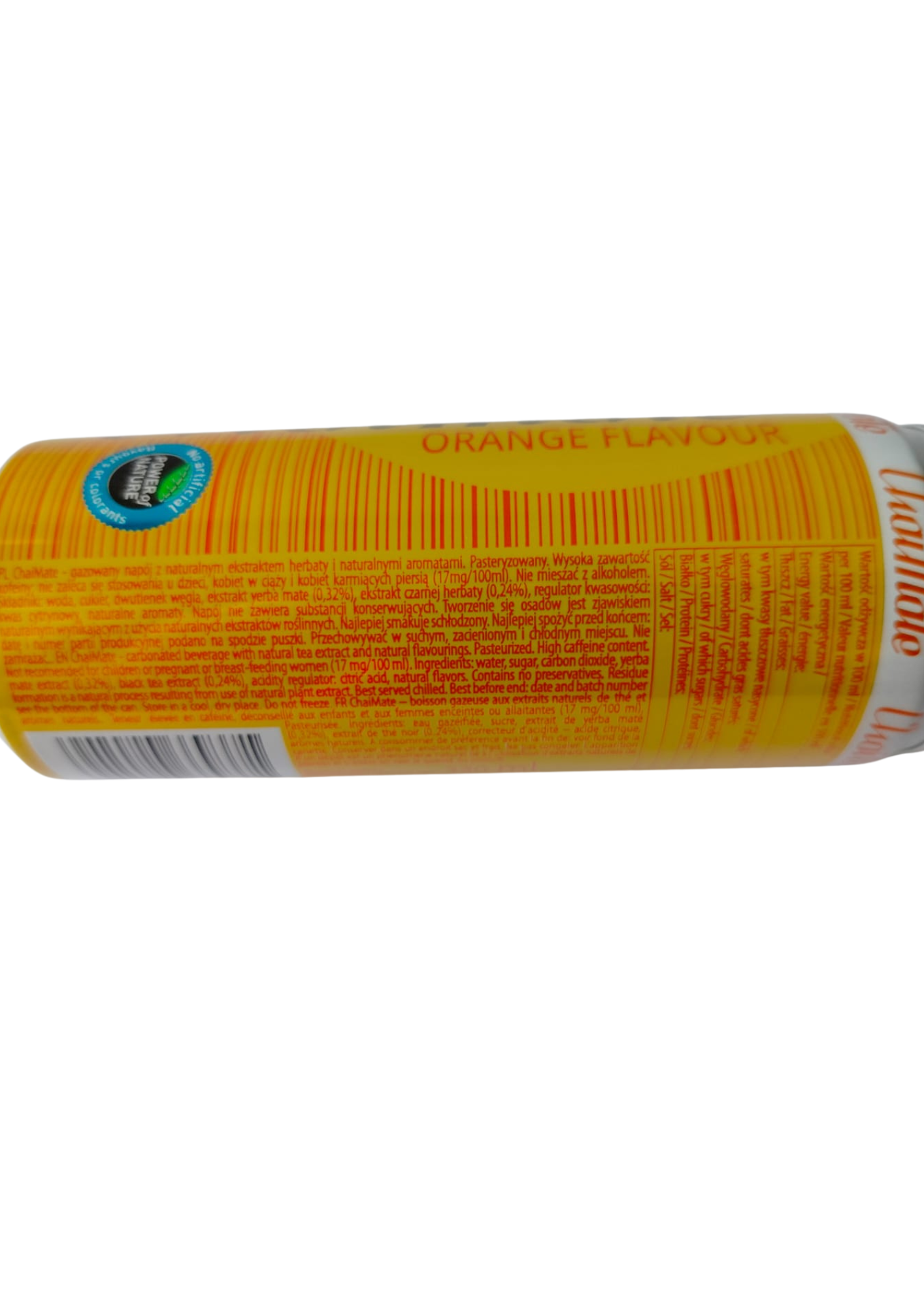 ChaiMate Orange – Naturalny Napój Energetyczny z Yerba Mate