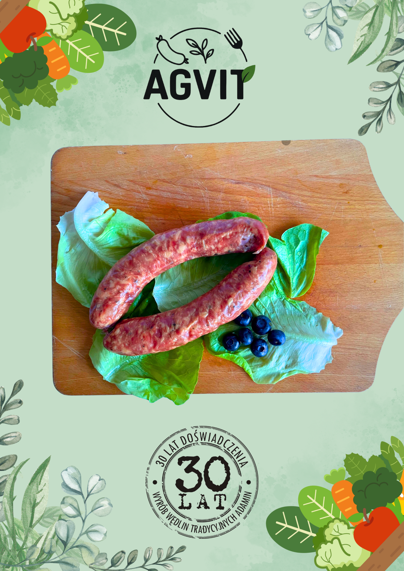 Kiełbasa Polska Pieczona 53zł/kg