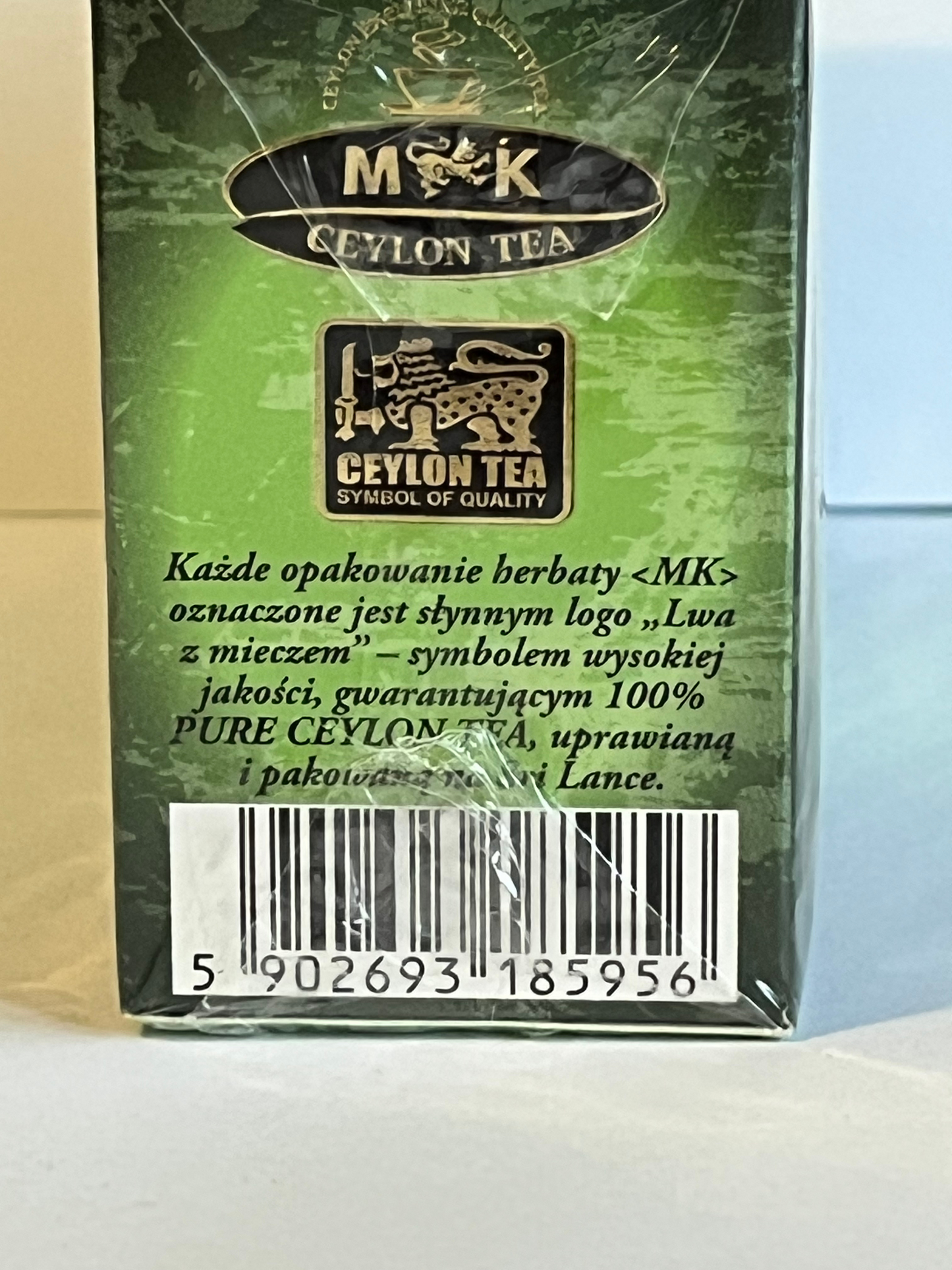 Herbata zielona aromatyzowana M&K Ceylon Tea z limonką
