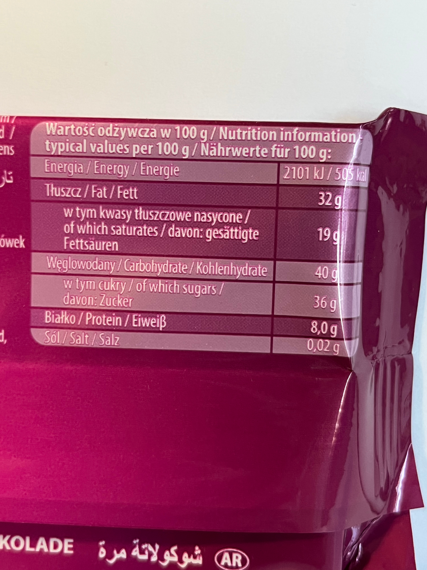 Czekolada gorzka Goplana Klasyczna 60%
