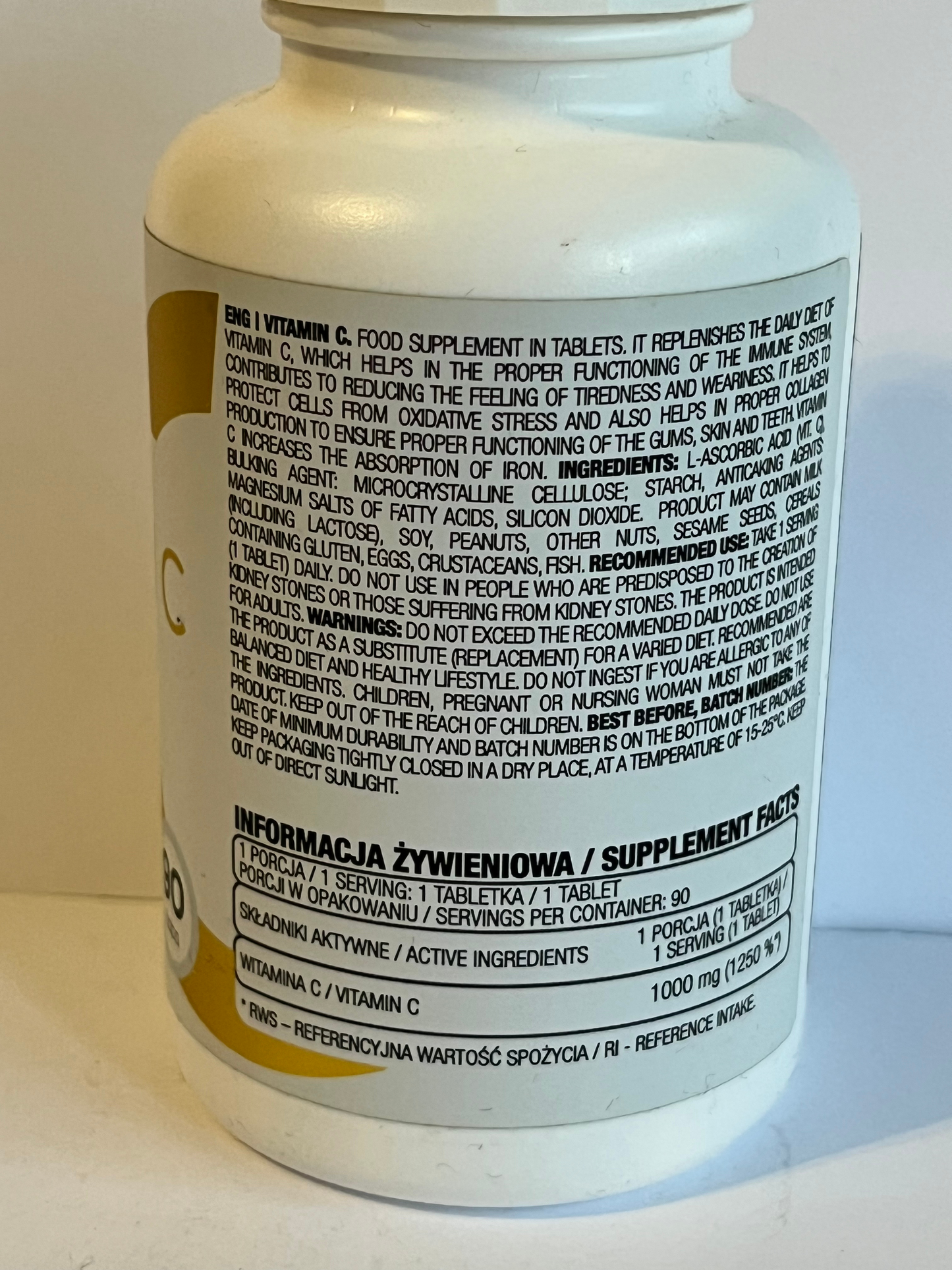 OstroVit Witamina C w tabletkach