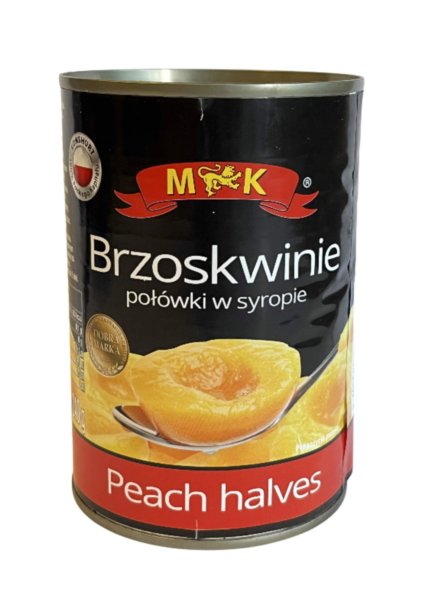 Brzoskwinie połówki w syropie – M&K