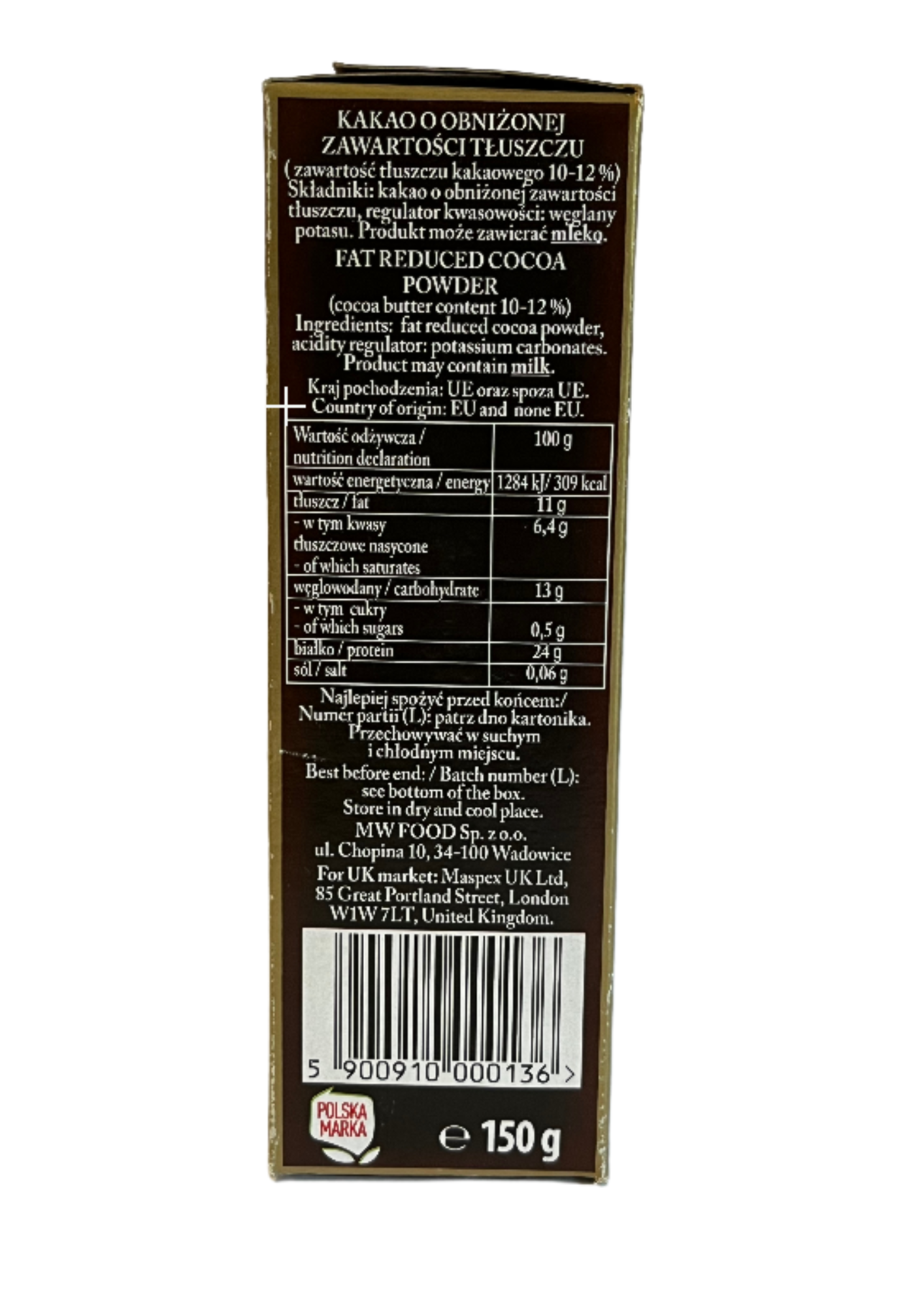 Cacao DecoMorreno Extra Ciemne