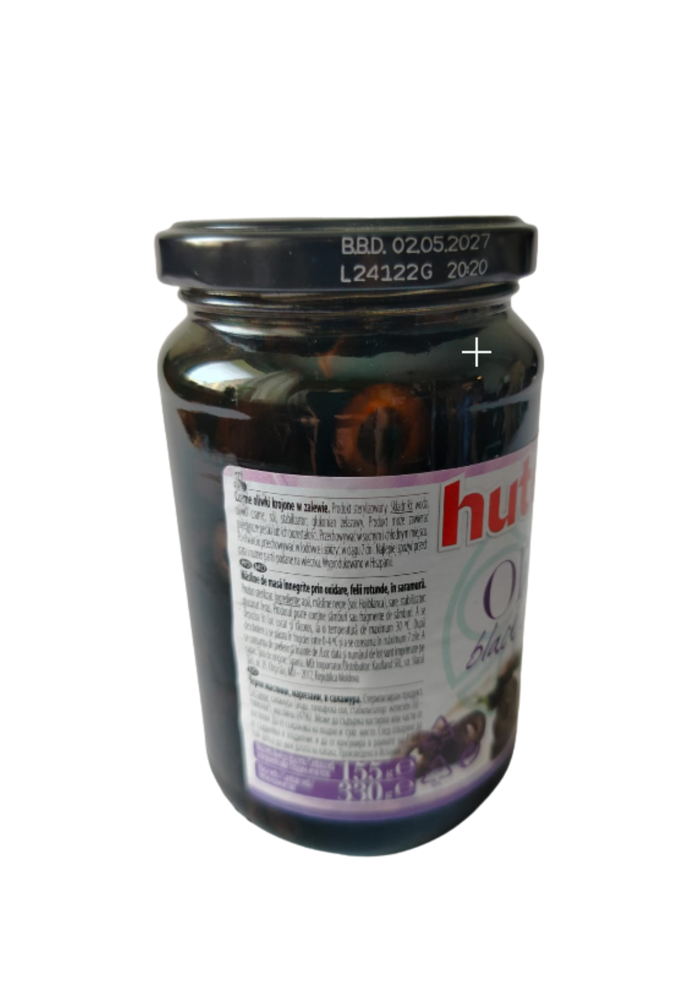 Hutesa Olive Black Sliced – Czarne oliwki krojone w zalewie