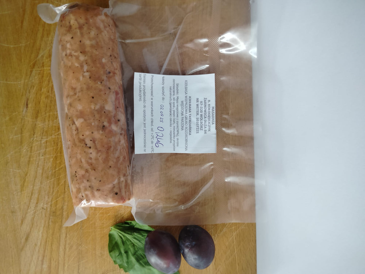 Kiełbasa tatrzańska 59zł/kg