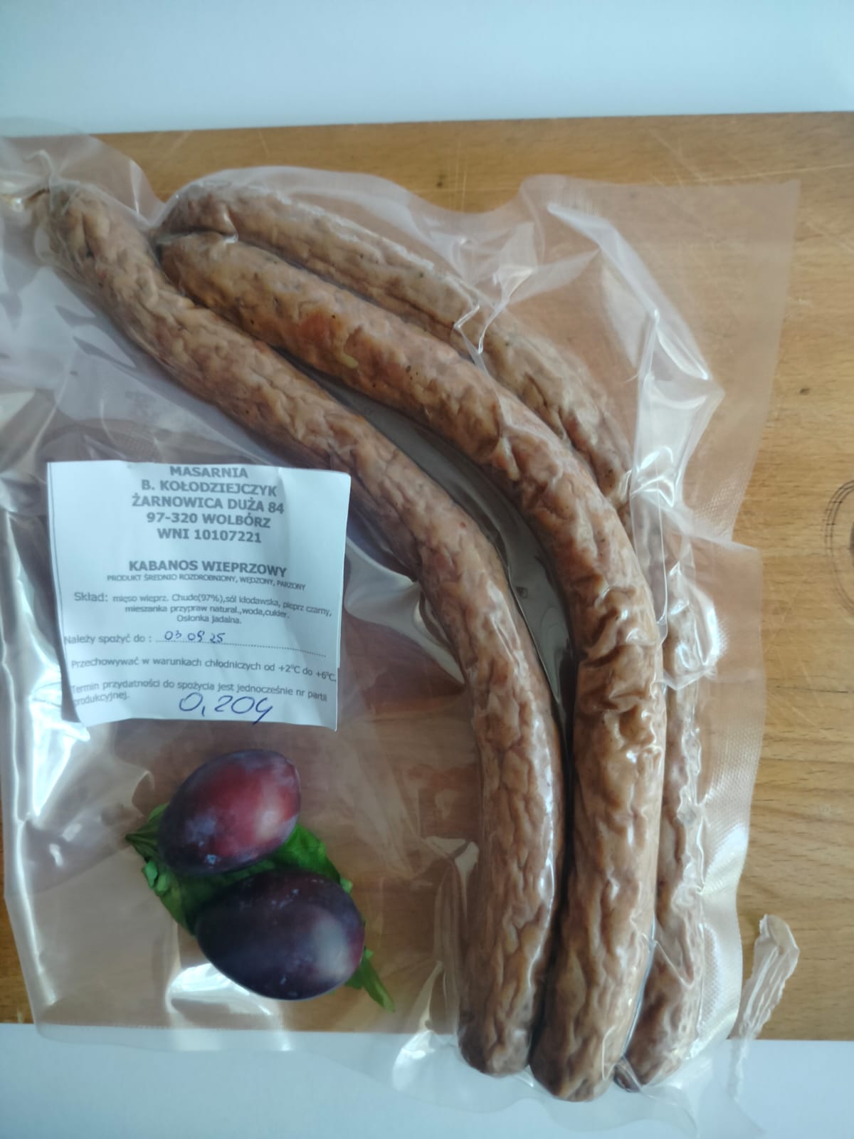 Kabanosy wieprzowe 59zł/kg