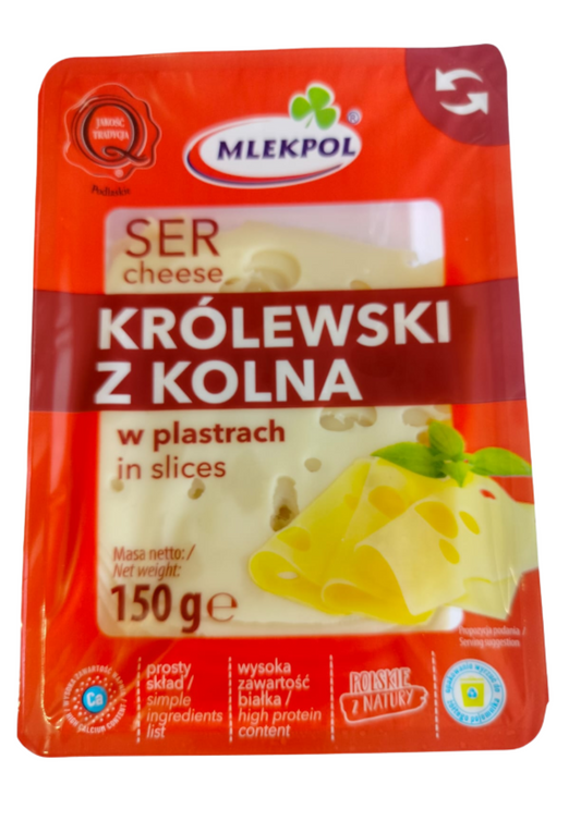 Mlekpol Ser Królewski z Kolna w plastrach