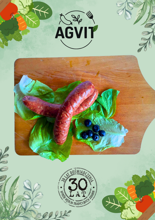 Kiełbasa z jelenia 66zł/kg