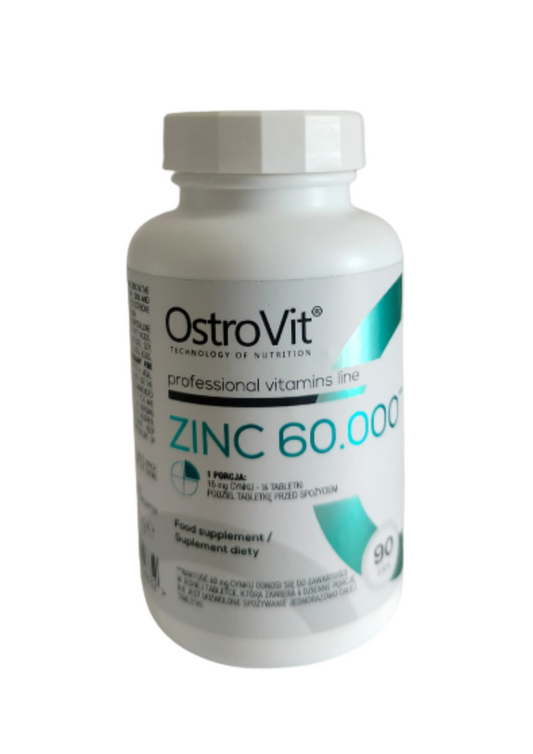 OstroVit Zinc 60.000 – cynk w tabletkach