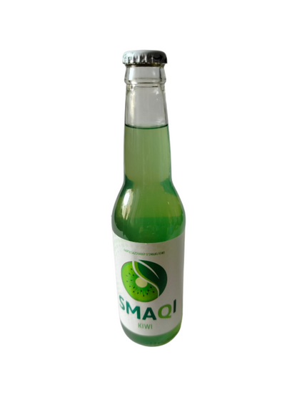 SMAQI – Napój gazowany o smaku kiwi – butelka 250 ml
