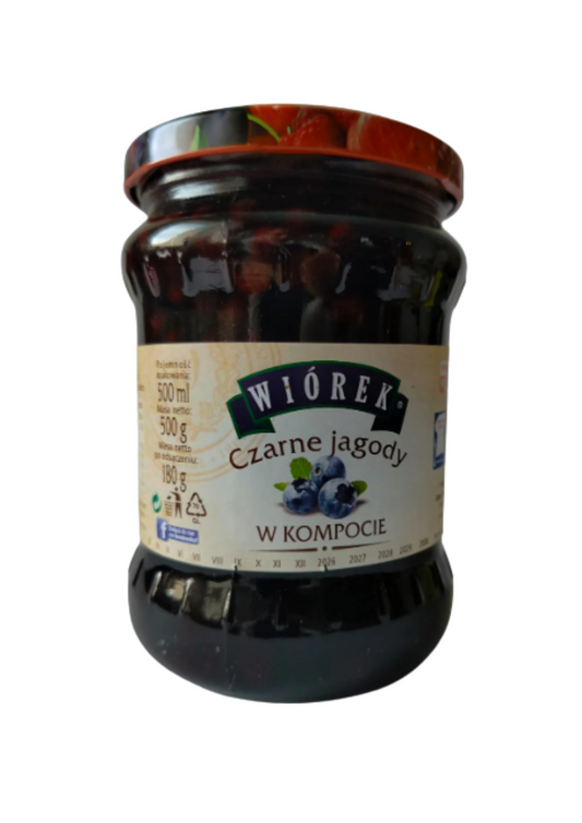 Wiórek Czarne Jagody w Kompocie