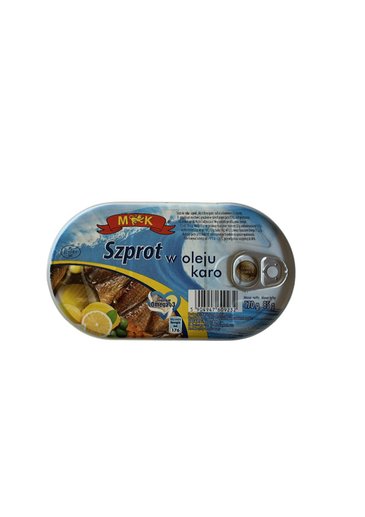 Szprot w oleju karo M&K