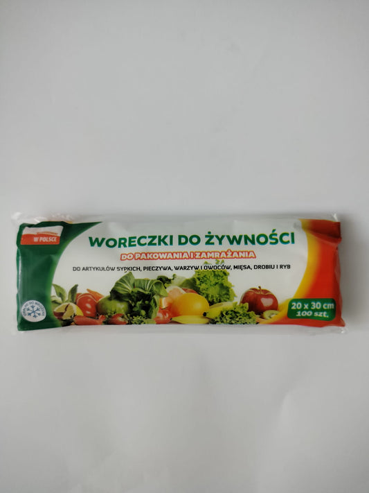 Woreczki do żywności 20 × 30 cm – 100 szt.