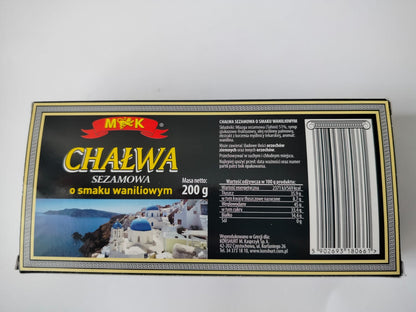 M&K Chałwa sezamowa o smaku waniliowym 200 g