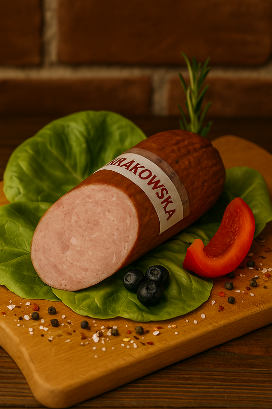 Kiełbasa krakowska 55zł/kg