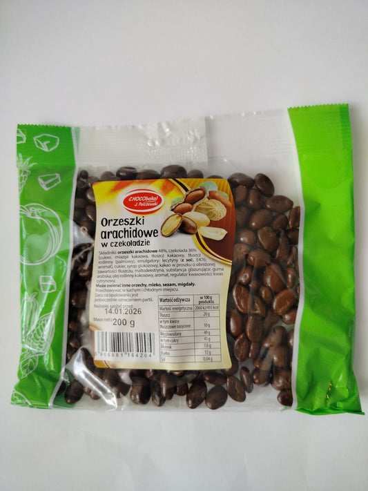 Orzeszki arachidowe w czekoladzie 200 g