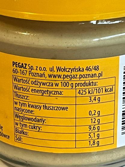 Musztarda stołowa Pegaz