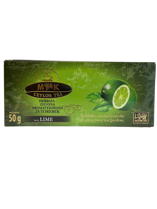 Herbata zielona aromatyzowana M&amp;K Ceylon Tea z limonką