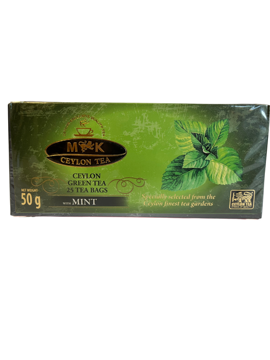 Herbata zielona aromatyzowana M&K Ceylon Tea z miętą