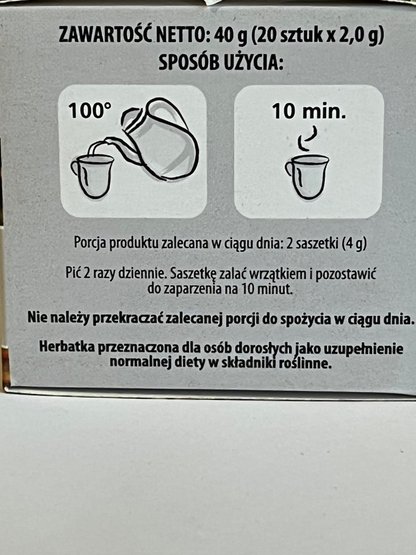 Herbatka ziołowa Uroflos Tea