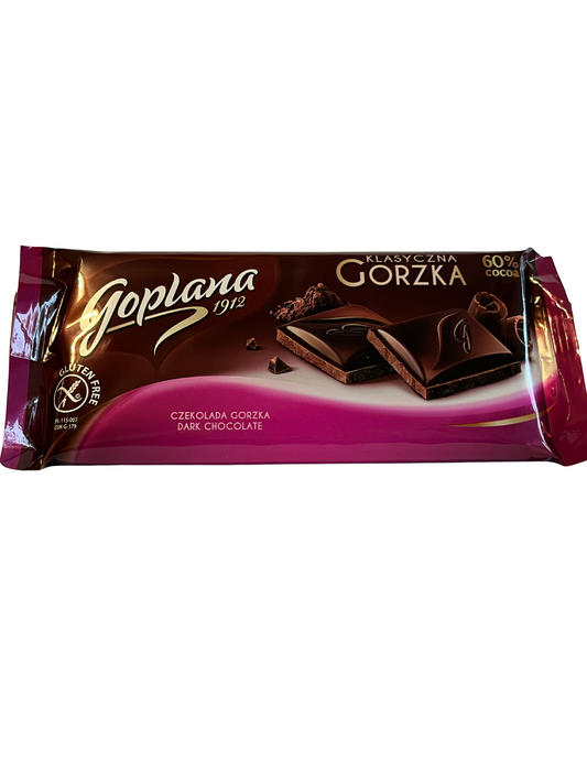Czekolada gorzka Goplana Klasyczna 60%