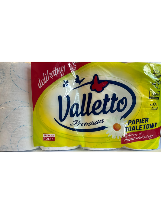 Papier toaletowy Valletto Premium – rumianek