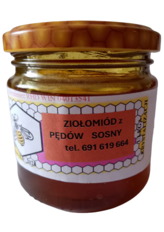 Ziołomiód z pędów sosny