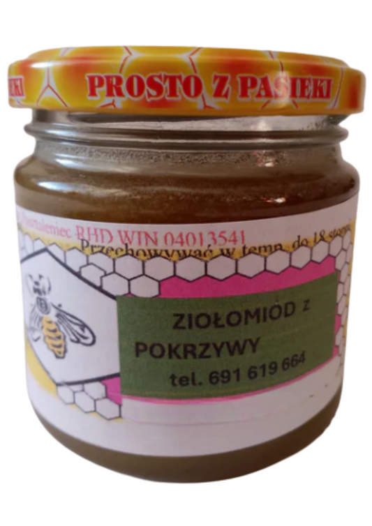 Ziołomiód z pokrzywy