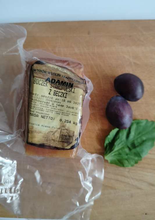 Boczek staropolski z beczki 53zł/kg