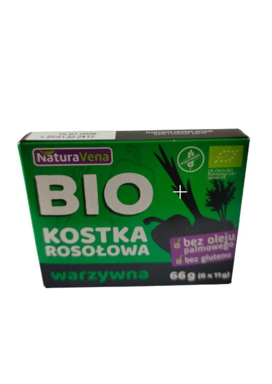 BIO Kostka rosołowa warzywna NaturaVena