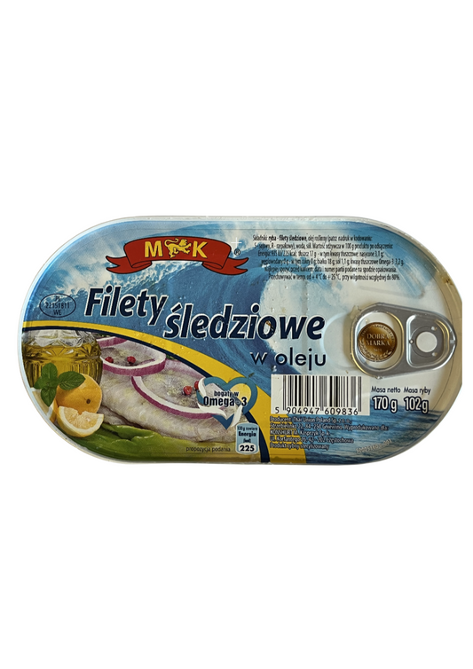 Filety śledziowe w oleju M&K