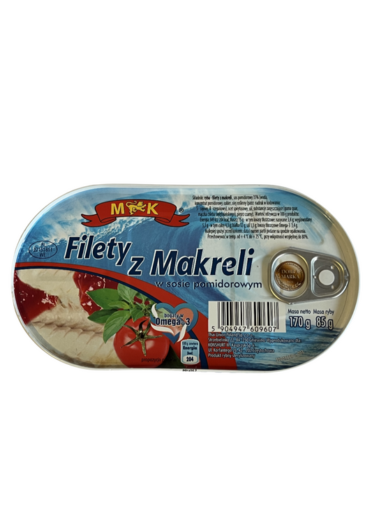 Filety z Makreli w sosie pomidorowym M&K