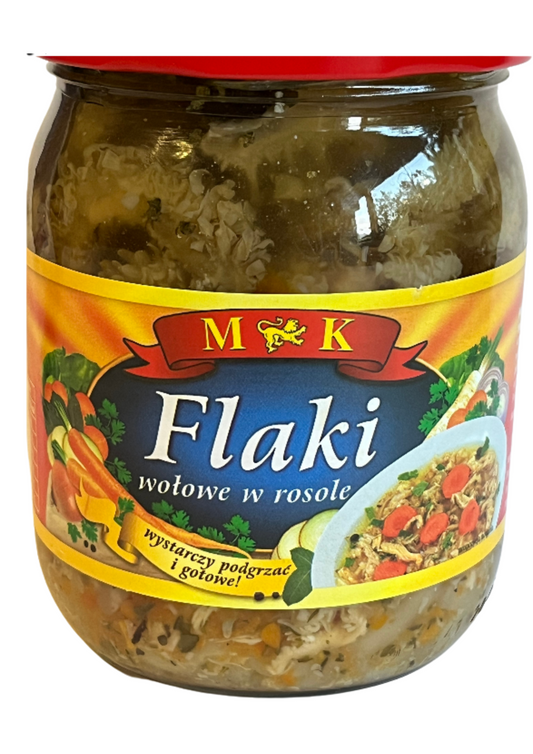 Flaki wołowe w rosole – M&K
