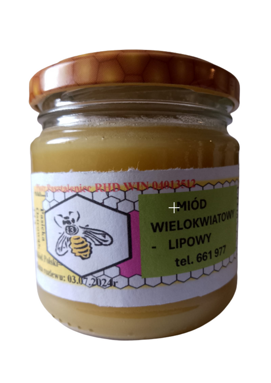 Miód wielokwiatowo-lipowy – naturalna moc kwiatów i lipy