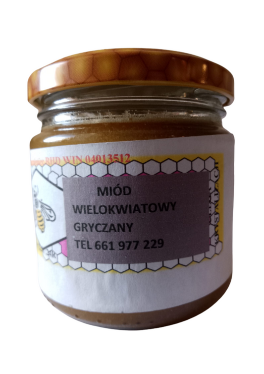 Miód wielokwiatowy gryczany