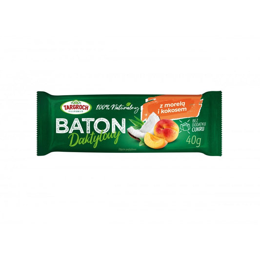 Baton daktylowy z kokosem i morelami