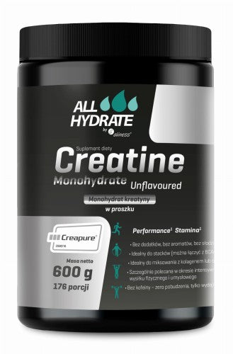 ALLHydrate Creatine (Creapure®) 600 g – 176 porcji
