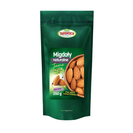 Migdały kalifornijskie naturalne jasne –