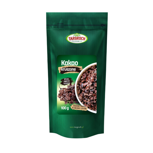 Surowe Kakao (kruszone ziarna kakaowca) Targroch – 250 g