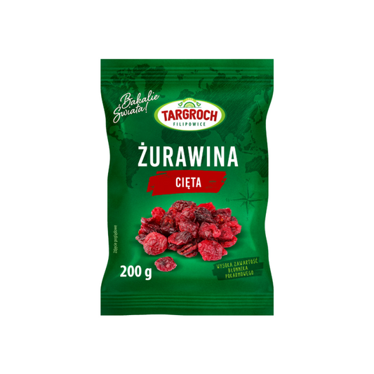 Żurawina suszona cięta
